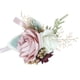 thumbnail image 1 of Ramillete de Muñeca de Rosas, Elegante Diseño de Flores Artificiales, Exquisitos Detalles de Encaje y Cinta, Accesorio de Boda, Multiusos, Fiesta Nupcial, 1 Juego de Ramilletes, 1 of 2