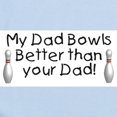 thumbnail image 2 of CafePress - Dad's Bowling Infant Bodysuit - Baby Light Bodysuit, Size Newborn - 24 Months, 2 of 4