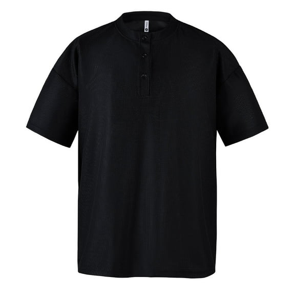 Ndbuld Mens Top Shirts for Men Mens Basic Tee Shirts Short Sleeve Tops Heavy Weight Crew Neck T-Shirt Casual Soft Fit Summer Tops 2025 Men's Casual Short Sleeved Top,Black,XL