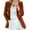 Orange, variant on CILENON Womens Jackets Dressy Casual Womens Ladies Cardigan Temperament Slim Solid Color Casual Small Suit Jacket (Coffee,XXXL)