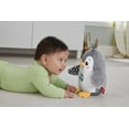 Fisher-Price Plush Tummy Time Toy, Flap & Wobble Penguin, Newborn