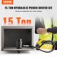thumbnail image 2 of VEVOR Kit de perforadora hidráulica de 15 toneladas, herramienta para orificios de 1/2 -4 con 10 troqueles, 2 of 9
