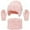 01_Light Pink, variant on QUOTAY Hats and Gloves for Kids Set Winter Scarf Hat and Knitted Neck Warmer with Touchscreen Thermal Mittens for Children 2-18 Years 01_Beige,One Size