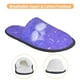 thumbnail image 3 of Fotbe Purple Glitter Pantuflas Peludas para Mujer con Estampado, Zapatillas de Peluche, Zapatos de Invierno para Casa, Uso Interior y Exterior-Large, 3 of 8