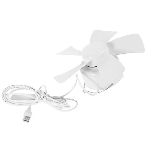 WHAMVOX  Camping Ceiling Fan Mini Portable Rechargeable Travel White