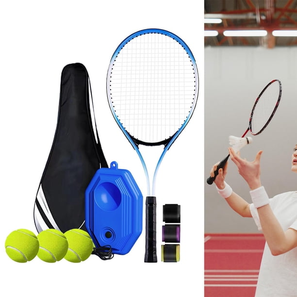 Pelota de para tren de tenis, equipo de práctica personal, juego de para tenis en solitario para parque, jardín, juegos en interiores y Estilo D