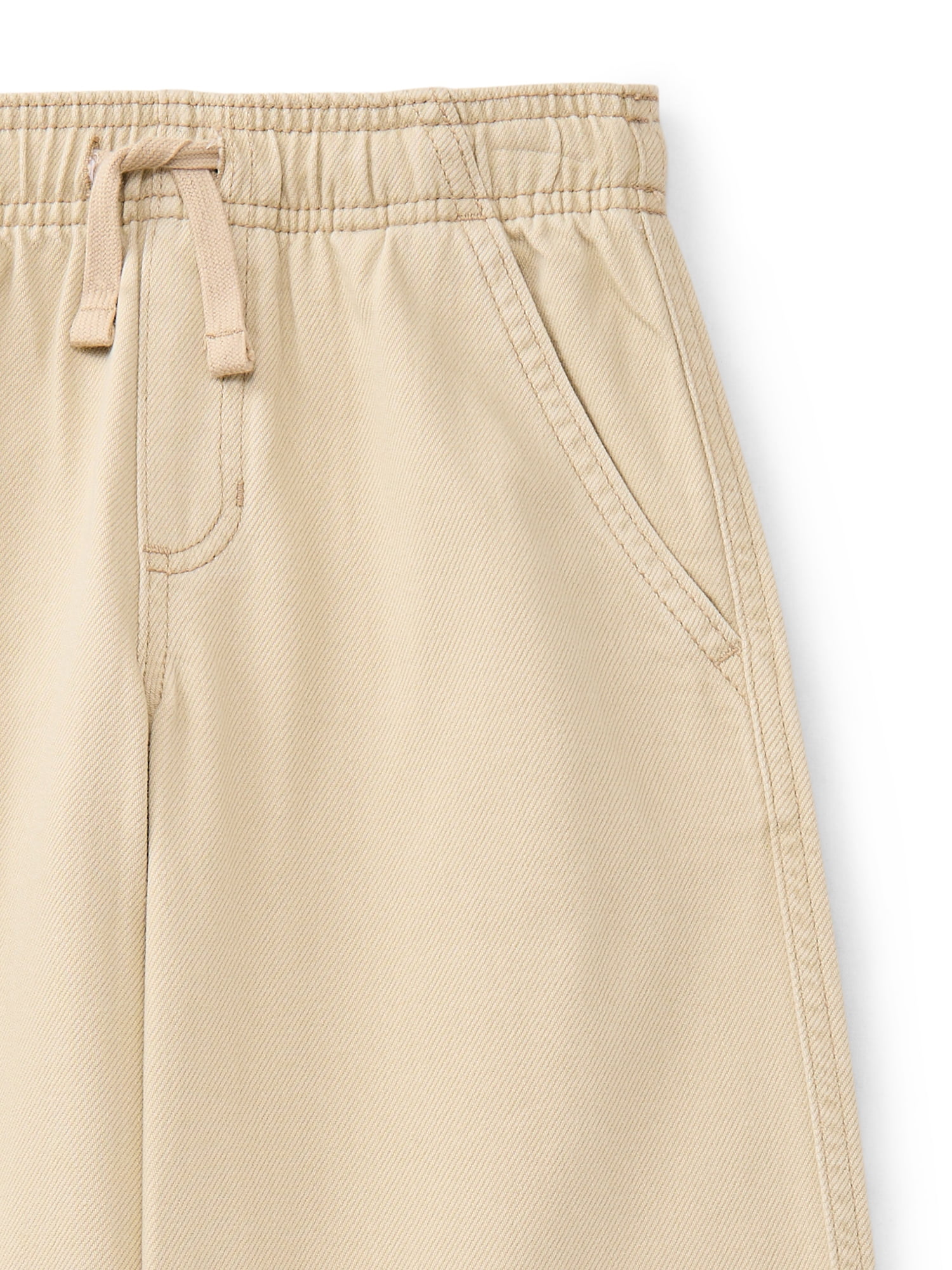 Wonder Nation Girls Twill Wide Leg Pant, Sizes 4-18 & Plus