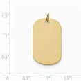 thumbnail image 2 of 14k Plain .018 Gauge Engraveable Dog Tag Disc Charm, 2 of 2