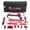 10T Red Wheel Box, variant on 4 Ton Porta Power Hydraulic Jack Kit with Pump, Portable Ram Set with 4.6 ft Oil Hose & Storage Case for Auto, Truck & Farm Repair