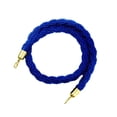 thumbnail image 2 of ziyahi Rope Barriers - Heavy Duty Crowd Control Stanchions Red Black Yellow Blue 1.5m Blue, 2 of 7