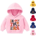 thumbnail image 3 of Odeerbi Kids Boys Girls Hoodies Printed Pullover Hooded Sweatshirts Fashion Casual Long Sleeve Printing Hooded Sweatshirt Tops Blue, 3 of 3