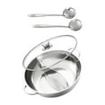 thumbnail image 1 of GROWTH TANK Pot with Divider Cookware Kitchenware Cookware Cooking Pot for Party Travel With With spoon and lid, 1 of 9