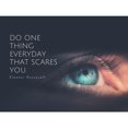 thumbnail image 3 of ArtsyQuotes 14x12 Black Modern Framed Museum Art Print Titled - Eleanor Roosevelt Quote: Do One Thing, 3 of 5