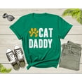 thumbnail image 5 of Cat Daddy Happy Birthday Step Dad Fathers Day Gift Cat Lover Shirt Cat Dad Gift Animal Lover Tshirt Best Gift For Dad Cat Father T-Shirt, 5 of 8