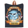 thumbnail image 1 of Manta de dibujos animados de Squirtle, manta de vellón ultra suave y acogedora de lujo para sofá cama, mantas de franela cálidas para todas las estaciones, ropa de cama para niños, adolescentes y, 1 of 6