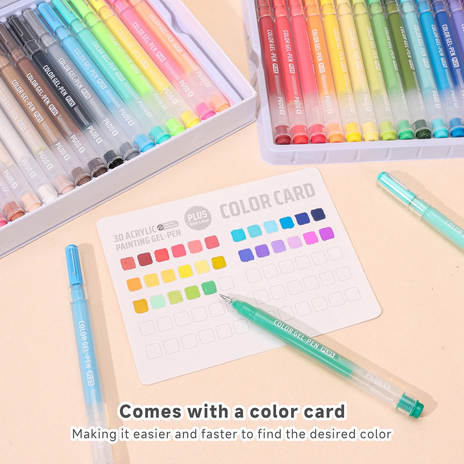 Acrylic Gel Pen Set Hand Account Pen Art Specific Painting Pen 20ml, Paint Pens Set for Drawing, Coloring, Note Taking, DIY and Art Crafts Supplies
