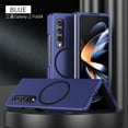 thumbnail image 2 of Magnetic Case for Samsung Galaxy Z Fold 4, [Compatible with MagSafe] Dual Layer Military Grade Drop Shockproof Anti-Scratch [Wireless Charging] Phone Case for Samsung Galaxy Z Fold4 QHMS-Blue, 2 of 9