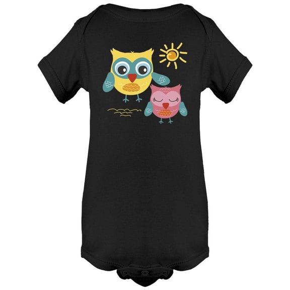 Two Cute Birds Bodysuit Infant -Image by Shutterstock, 18 Months