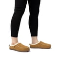 thumbnail image 2 of RockDove Women's Memory Foam Moccasin Slippers, Plush Lined Suede House Shoes, Closed Back Indoor Outdoor Slippers with Anti-Shock EVA Sole, 2 of 5