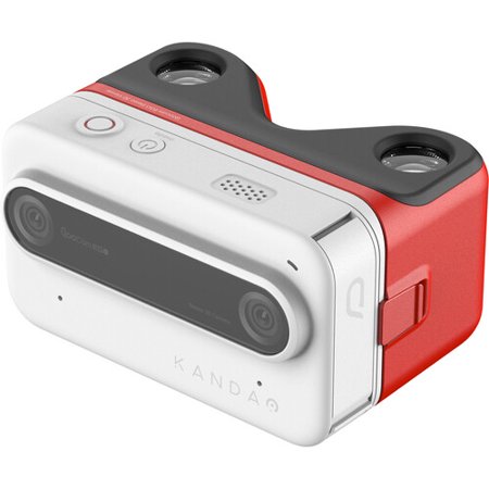 UPC: 0840128700426 | Kandao QooCam EGO  White  Real 3D  snap & View Instant Camera  Point & Shoot Stereo Digital Camera  3D Camera  with Instantly Stereoscopic immersive