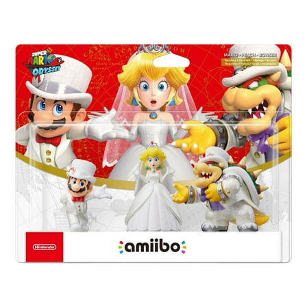 Wedding Outfit 3-Pk, Super Mario Odyssey Series, Nintendo amiibo, NVLEAB3A