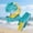 Green, variant on DuoJiaJ Boys Long Sleeve Swim Shirt And Pants Sun Rash Guard Swimwear For Kids Youth Swimming Surfing Size 4-5 Years