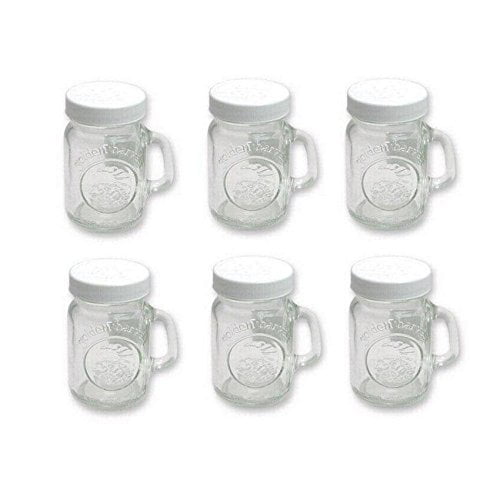 Golden Harvest par Ball Mini Pot Mason Sel & Poivre Salière 4 oz 6 Pack