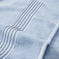 thumbnail image 4 of Modern Threads Charlize 6-pc Yarn Dyed Jaquard/Solid Towel Set, Blue, 4 of 5