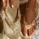 thumbnail image 1 of Zapatillas de verano para mujer, sandalias de diamantes de imitación de fondo plano a la moda, chanclas de color sólido, zapatillas deslizantes con destellos ostentosos para mujer, 1 of 5