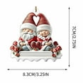 thumbnail image 3 of Christmas Decoration under $5! Cagogo Growing Old Together Acrylic Ornament, Christmas Couple Decoration, 2025 Christmas Gift for Couples, Anniversary Gift Idea, Xmas Tree Hanging Decor, 3 of 6