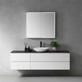 thumbnail image 5 of Pemberly Row 36" Clear Glass Surface-Mount/Recessed LED Mirror Medicine Cabinet, 5 of 15