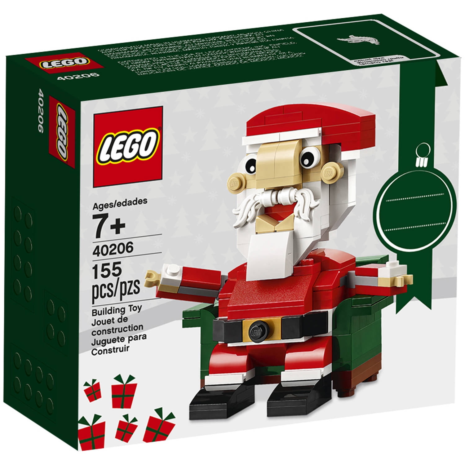 LEGO 40206 Christmas Seasonal Holiday Santa Claus 155pcs for sale online 