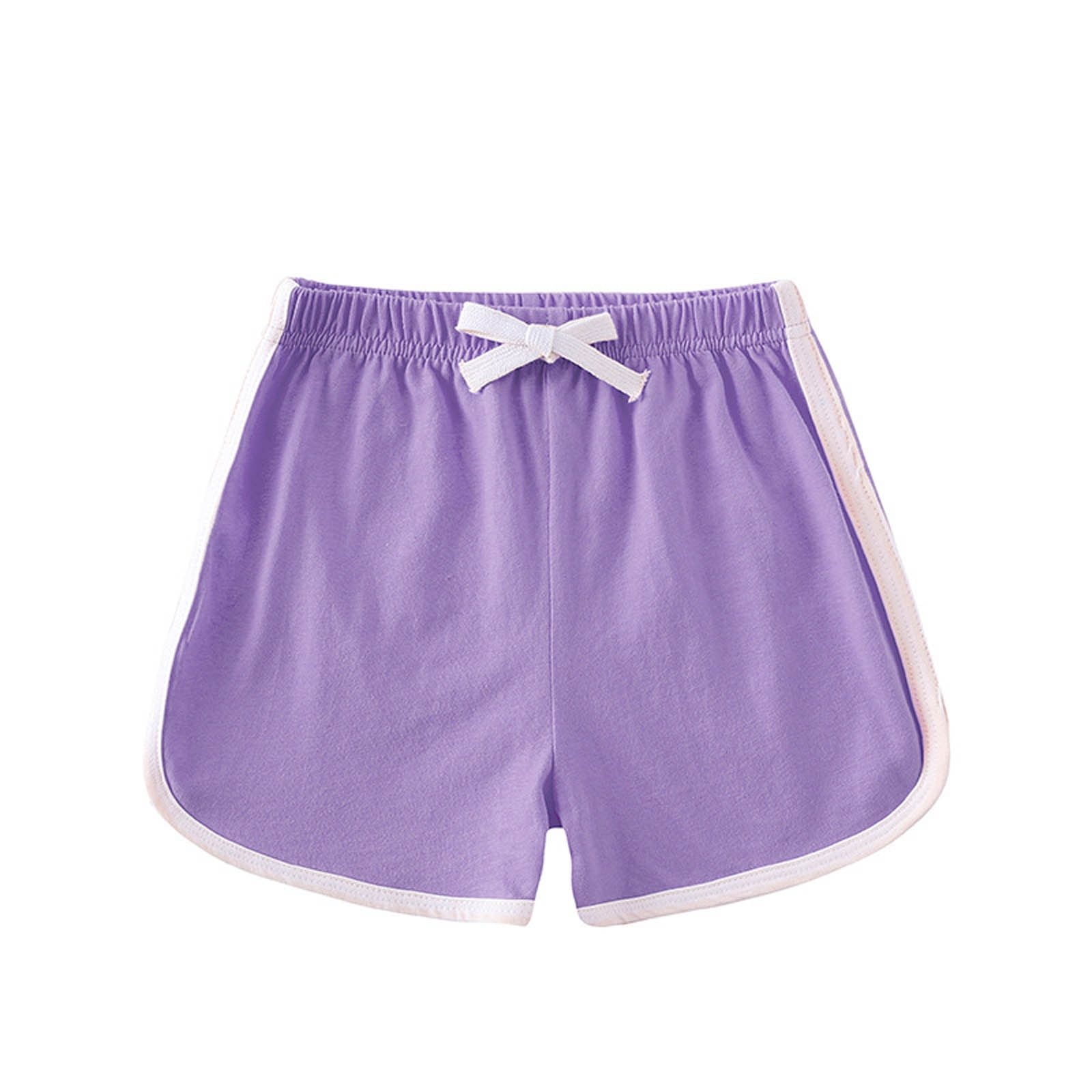 XMMSWDLA Kids Clothing Sets Girls Boys 5 Pack Running Athletic Cotton Shorts, Kids Baby Workout and Fashion Summer Beach Sports Multicolor Baby Clothing Sets 0-24 Months
