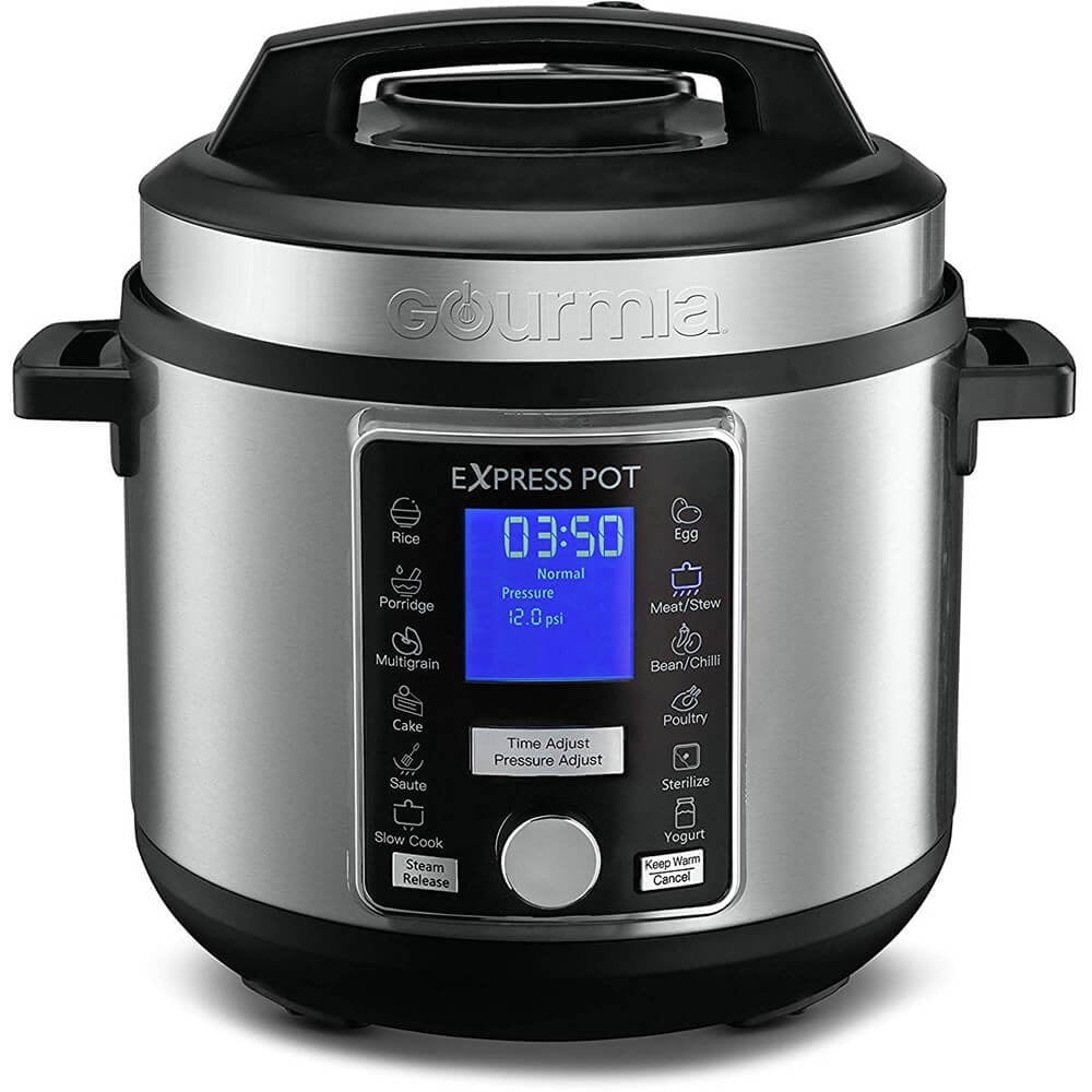 Gourmia GPC965 MultiFunctional Pressure Cooker 6qt.