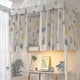 thumbnail image 3 of Bed Curtain for College Dormitory - Printed Single Bed Shade with Rope & Clasp, Fits 4/4.5 Inch Bunk Beds, 3 of 5