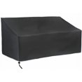 thumbnail image 1 of Elegante funda para banco de patio al aire libre, tela de poliéster de alta densidad impermeable, ajuste universal para la mayoría de los bancos, 1 of 5