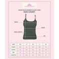 thumbnail image 5 of Miss Popular Women's 4-Pack Camisole Tank Tops Basic Undershirt with Adjustable Spaghetti Straps,Sizes XS-2XL, 5 of 5