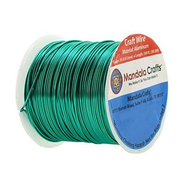 HRX 3mm Aluminum Wire, 50 Feet Bendable Metel Wire, Metal Craft