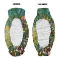 thumbnail image 5 of FKELYI Black Cat Hippie Flower Print UTV Seat Covers Compatible with Polaris Ranger XP 1000 Dustproof ATV Bench Cover Washable Backrest Protector UTV Interior Decor, 5 of 7