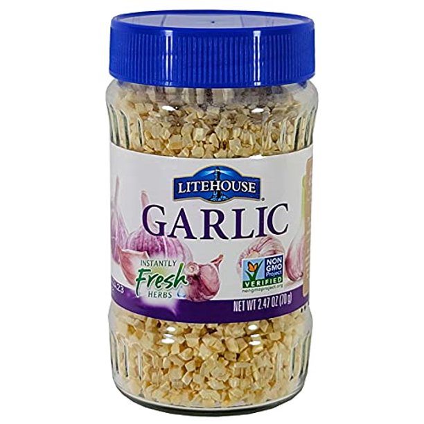 Litehouse FreezeDried Garlic, 2.47 Ounce, 1Pack