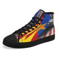 thumbnail image 7 of Arizona State American High Top Canvas Shoes Sneakers Black Size 6, 7 of 7