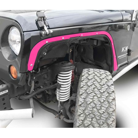 Steinjäger Fenders Wrangler JK 2007-2018 Deletes Front Hot Pink