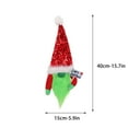 thumbnail image 2 of Xihbxyly Funda para Botella de Vino Navideña, Diseño de Gorro de Papá Noel con Lentejuelas, Elegante Decoración Navideña, Ideal para Mesas Festivas, Reutilizable y Suave, Se Adapta a La Mayoría de Bo, 2 of 5