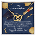 thumbnail image 2 of To Granddaughter Graduation Inseparable Necklace, 2 of 20