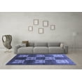 thumbnail image 3 of Ahgly Company Indoor Rectangle Oriental Blue Industrial Area Rugs, 2' x 5', 3 of 4