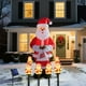 thumbnail image 5 of Santa Claus Solar Floor Lamp One To Six, 5 of 8