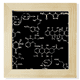 thumbnail image 1 of Black Chemical estructura molecular ilustración Pantalla de escritorio de pared de fotograma cuadrado, 1 of 4
