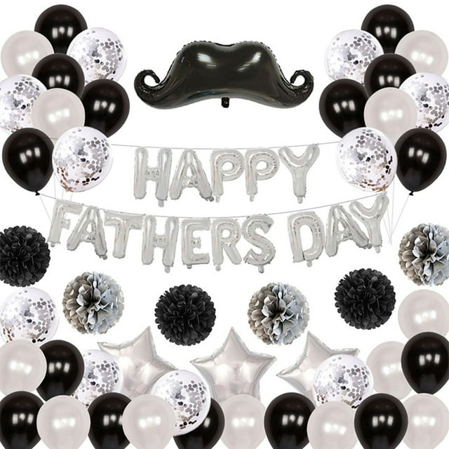 DPTALR Birthday Balloons Happy Father's Day Decorative Balloons