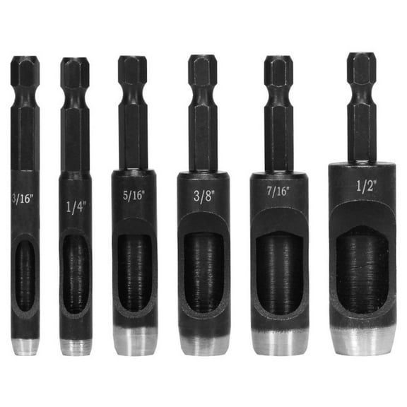 Hollow Hole Punches Effortless Punching Set For Electric Drill Perfect For Leather Paper And Synthetic Materials! 5# Fangkenuo