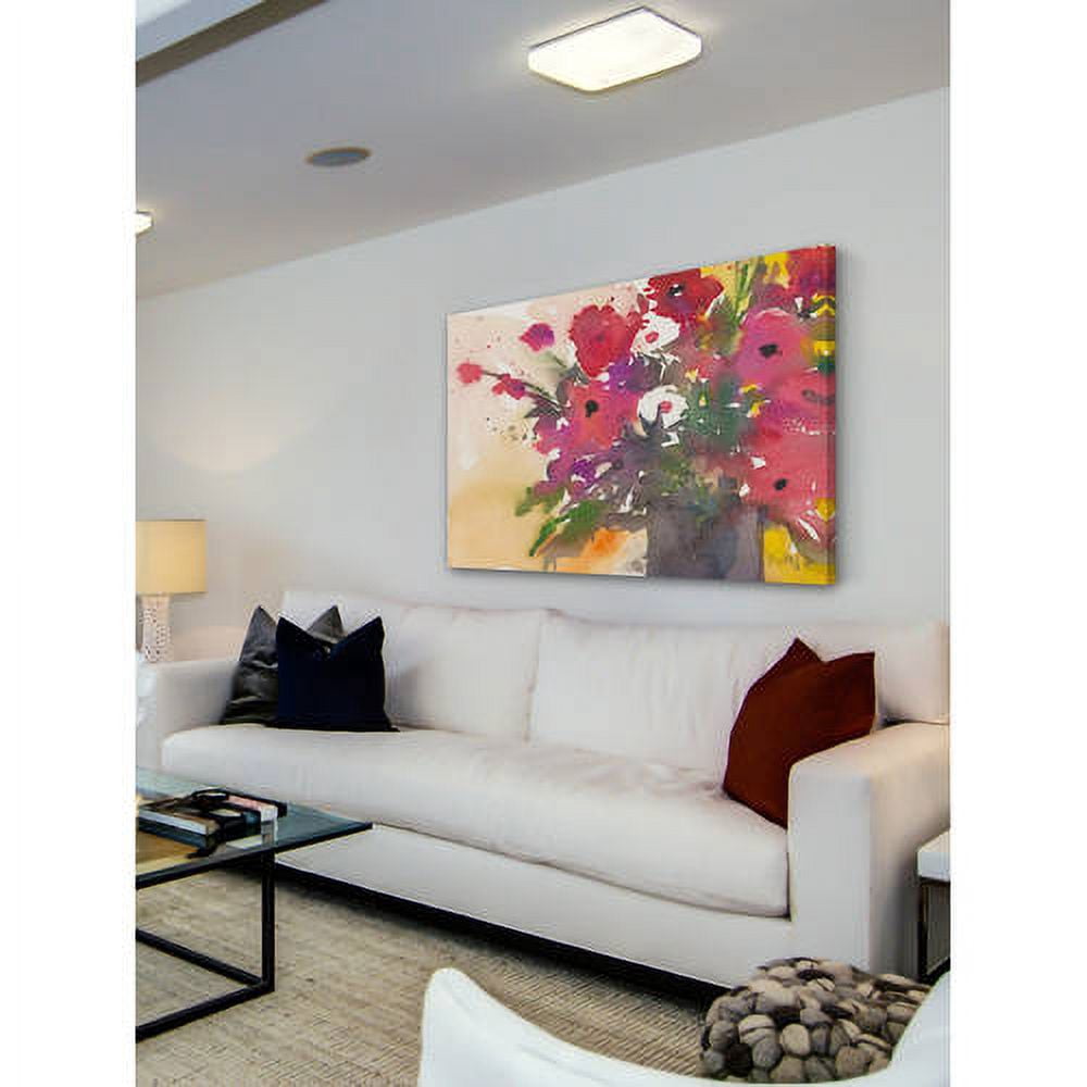 Marmont Hill "Bursting Impatients" Painting Print on Wrapped Canvas